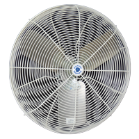 Schaefer 24CFO-HE Schaefer, High Efficiency Circulation Fan, 24", OSHA-Compliant, Yoke Mounted, White