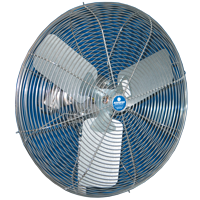 Schaefer 20CFO-SWDS 20" Washdown Duty Fan, 1/4 Hp Stainless Steel Motor, SS OSHA Guards and Stainless Steel Blade