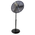 Schaefer 30PFR-B-WHEELKIT 30" Black Fan with Pedestal Stand with wheelkit