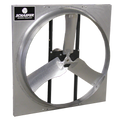 Schaefer 363P12DD 36" Direct Drive Galvanized Panel Fan, 3-Wing, 1/2 Hp