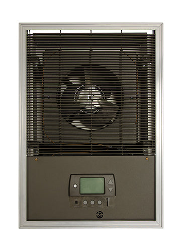 TPI Corporation - J3455SD - 5000W 208V 3P HD Fan Forced Wall Htr w Set Back Stat & back can
