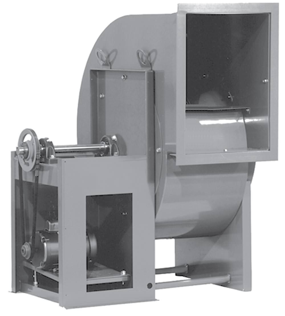 Loren Cook - 195CPV - Centrifugal Vent Set Blower Backward Inclined Aluminum Wheel Steel Housing Belt