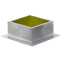 Greenheck - GPF-19-G24 - Roof Curb for 19 In. Square Base, for High Wind Applications, 24 In. High