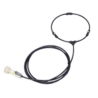 Schaefer MKLP12SO-3B Low Pressure Mist Kit with Shutoff for 12" Fans; 3 x 0.012" Nozzles, Black
