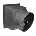 Schaefer PFM1600-1-HL 16" Direct Drive Hazardous Location Exhaust Fan, Aluminum Shutter, Aluminum Blade