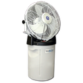 Schaefer PVM18 Portable Misting Fan with White 18" 3-Speed Fan, with Tank