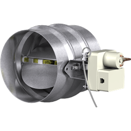 Greenheck - RBDR50-10 - Round Remote Balancing Damper