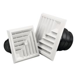 RectorSeal - 6X6 2WAY GRILL/DMPR/BOX 4 5 6" - Case of 8 - TRUaire Retrofit