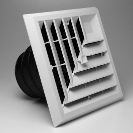 RectorSeal - 8X8 2WAY GRILL/DMPR/BOX 6 7 8" - Case of 4 - TRUaire Retrofit