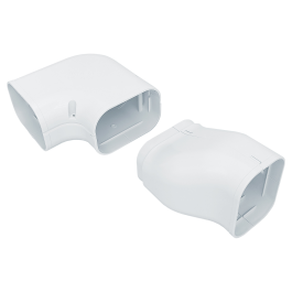 RectorSeal - SD 3.75" TWIST RIGHT EL WH 100 - Case of 5 - Slimduct