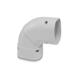 RectorSeal - SD 2.75" 45-90 FLAT ELL WH 77 - Case of 10 - Slimduct