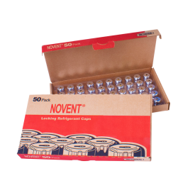 RectorSeal - SILVER UNI CAP 1/4" THD 50 PK - Case of 1 - Refrigerant Caps