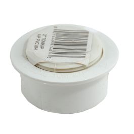 RectorSeal - 2" TOM-KAP ADAPT& PLG PVC 24PK - Case of 24 - Tom-Kaps