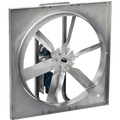 Greenheck - SBE-1H24-5X-3-QD-DR1 - Sidewall Propeller Exhaust Fan, 985-3399 CFM