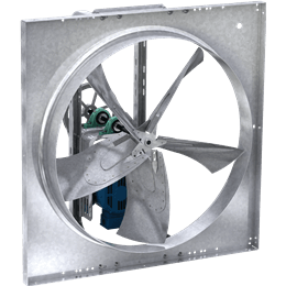 Greenheck - SBE-2L30-7X-3-QD-DR2 - Sidewall Propeller Exhaust Fan, 7125-8770 CFM