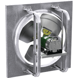 Greenheck - SE1-14-436-A3X-QD - Sidewall Propeller Exhaust Fan, 1220-2734 CFM