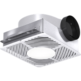 Greenheck - SP-B110WL - TRUSpec SP-B110ES Bathroom Exhaust Fan with Whole House Speed Control & Light, 115V, 1Ph