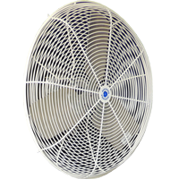 Schaefer TW20W 20" Oscillating Circulation Fan, White OSHA Guards