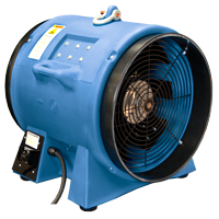 Schaefer VAF8000A-3 Americ Confined Space Ventilator, 20" Diameter, 220V, 3-Phase, 50/60 Hz