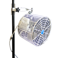 Schaefer VK20TF-SPM 20" Versa-Kool Tent Fan, Wired Cord, Standard Pole Mount
