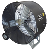 Schaefer VKM42-2-B-O 42" Versa-Kool Mobile Spot Cooler Fan, 1 Hp, 2-Speed, OSHA Guards, Black
