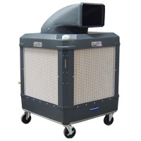 Schaefer WCG-1HPMFAOSC WayCool 1 Hp, Manual Fill, Automatic Shut-off, Oscillates, Grey