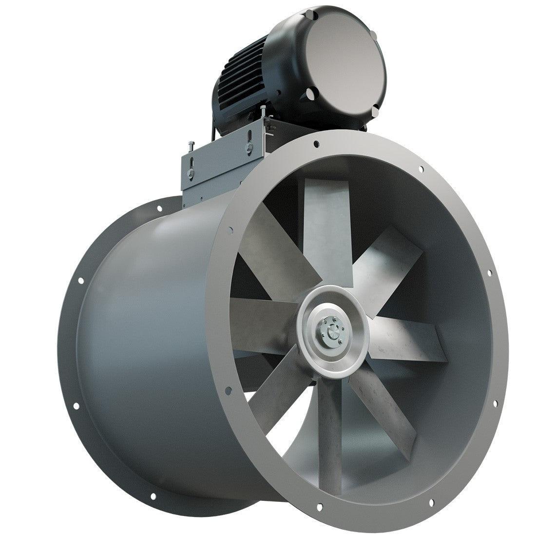 Canarm HTA60T32000 BTA-WTA-HTA Belt Drive Tube Axial Duct Fan - 60", 20 HP, Three Phase