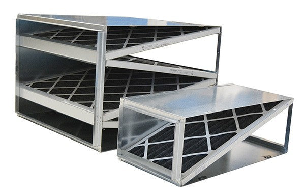 Canarm CFS4-24 Carbon Filter Box - Carbon Filter Section With 4 - 24"X24"X1" Filter