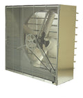 TPI Corporation - CBT42B3 - 42" Cabinet Belt Drive Exhaust Fan with Shutters, 230/460V, 3 Phase, 3/4 HP