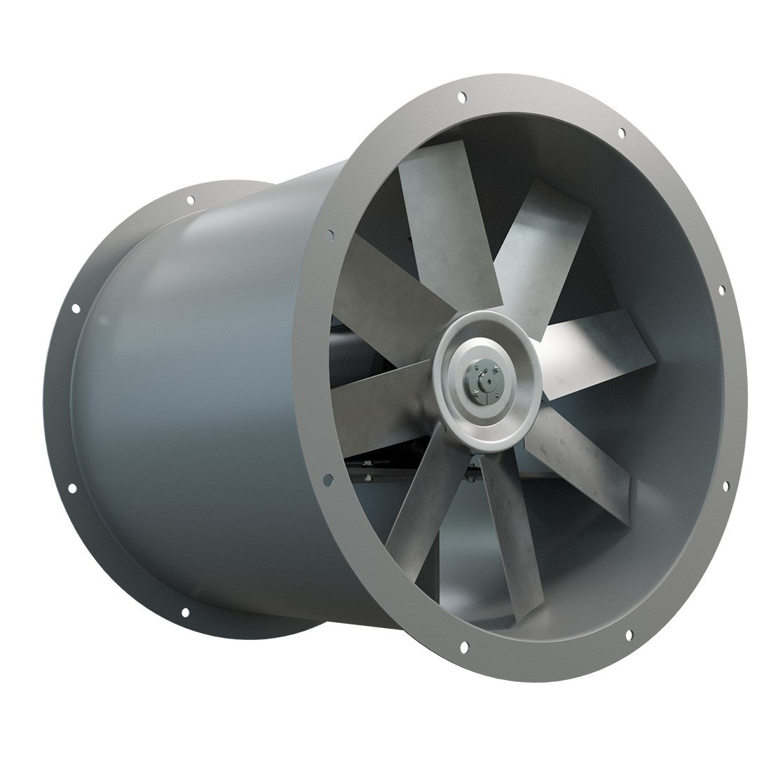 Canarm DDA12T30033B DDA Direct Drive Tube Axial Duct Fan - 12", 1/3 HP, Three Phase