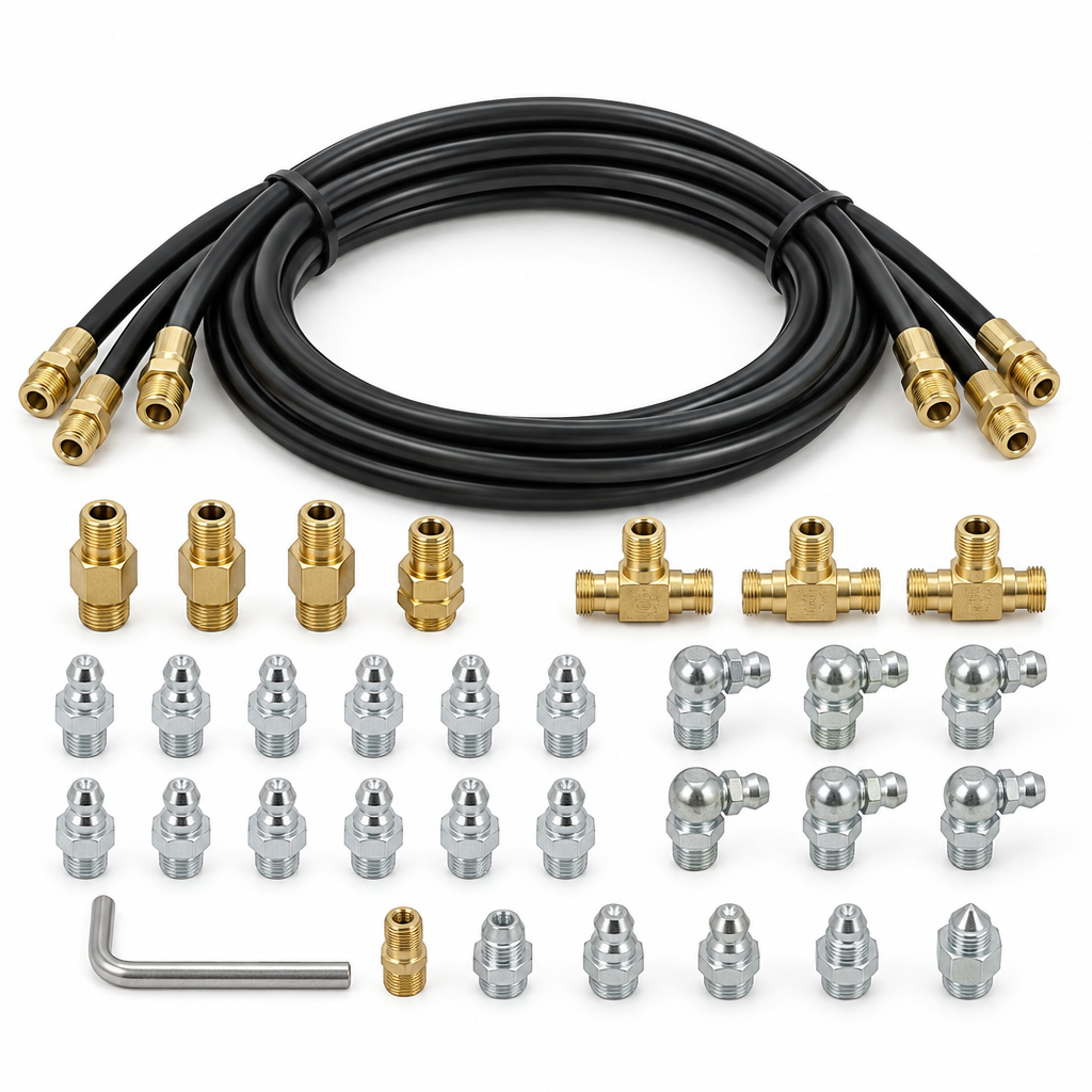 Schaefer REMOTELUBE-INST Remote Lubrication System for Belt Drive Fans, Factory Installed